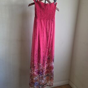 Forever 21 Pink Floral Maxi Dress